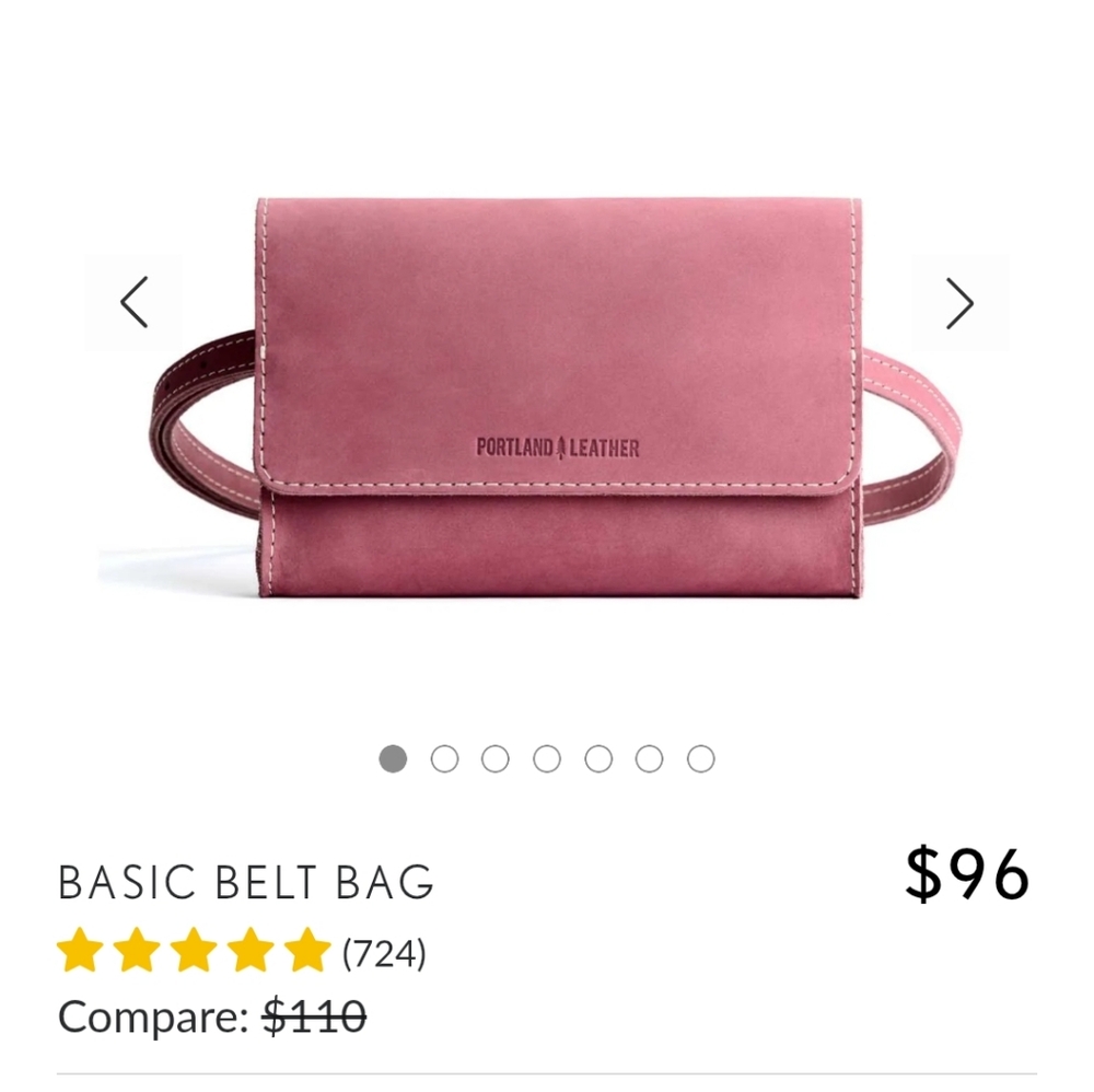 Portland Leather Belt Bag
